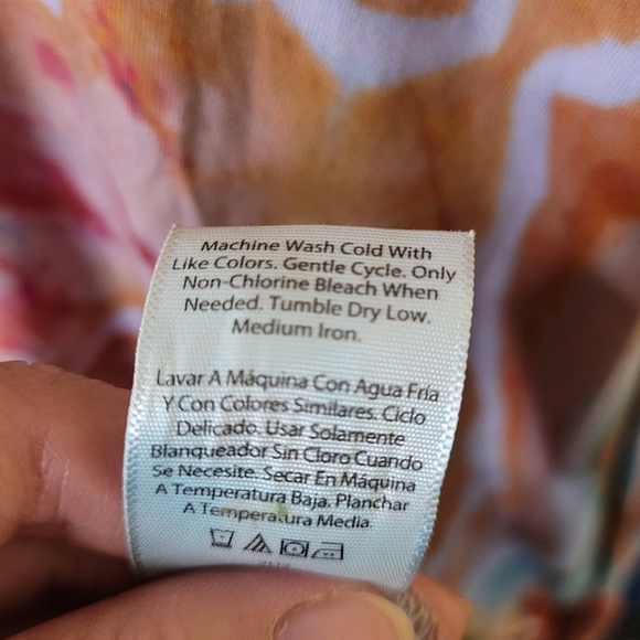 Pastel Geode Tie Dye Sleeveless Elegant Multicolor Dress Super Soft Size XXL - Picture 8 of 8